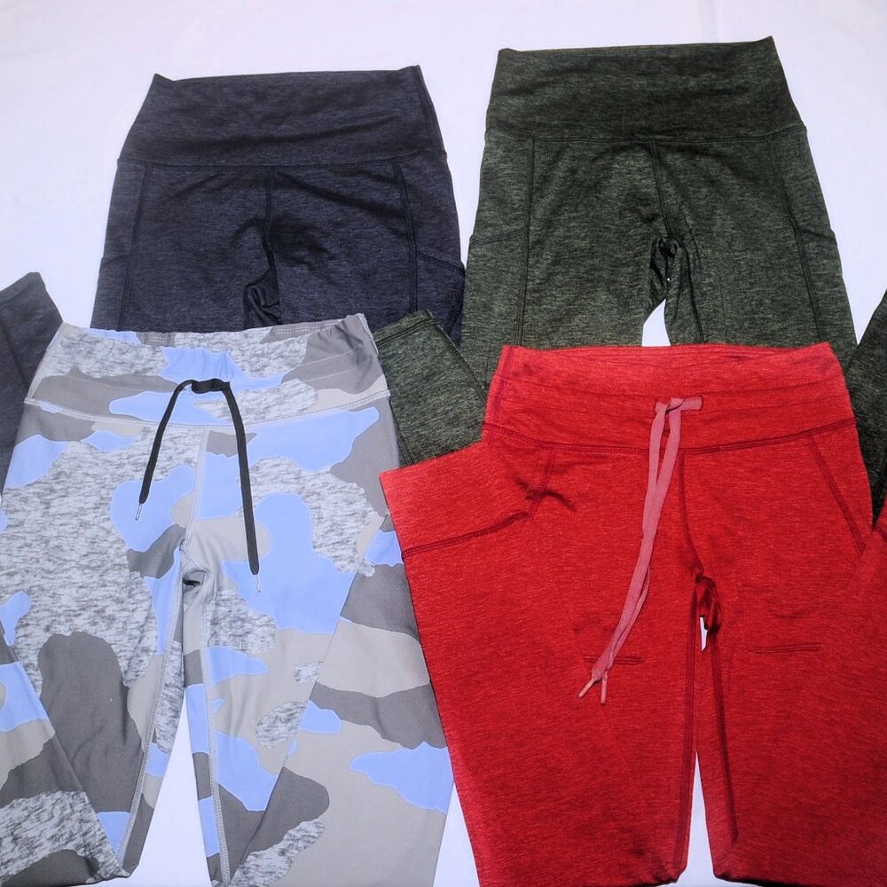 Womens/Jr Girls Gym/Leggings/Jogger Lot of 4 by Aerie Size SM Chill Play Move